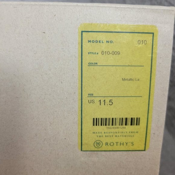 Rothy's The Chelsea Women's Size US 11.5 Metallic Lattice Ankle Boots Shoes - Picture 9 of 10